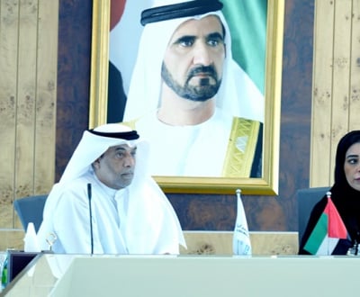 UAE Tour 2025 stage five finale at HBMSU campus